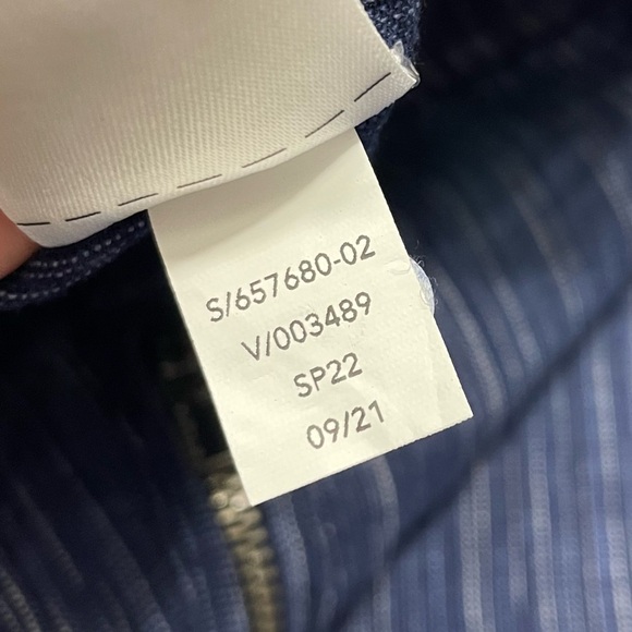 NEW ATHLETA Cabo Linen Wide Leg Pant Blue Textured #657680 Size 14P - Picture 10 of 11